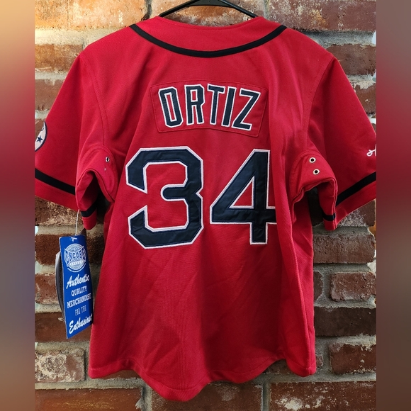 🔥NWT RARE Authentic Vintage DAVID ORTIZ "PAPI" Jersey - Picture 7 of 16